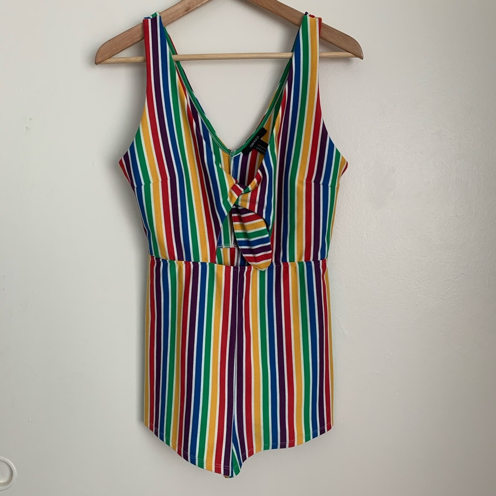 Forever 21 rainbow romper